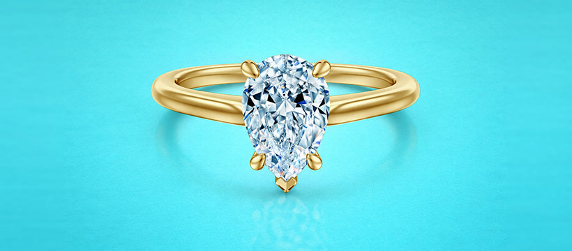 Pear Cut Engagement Rings