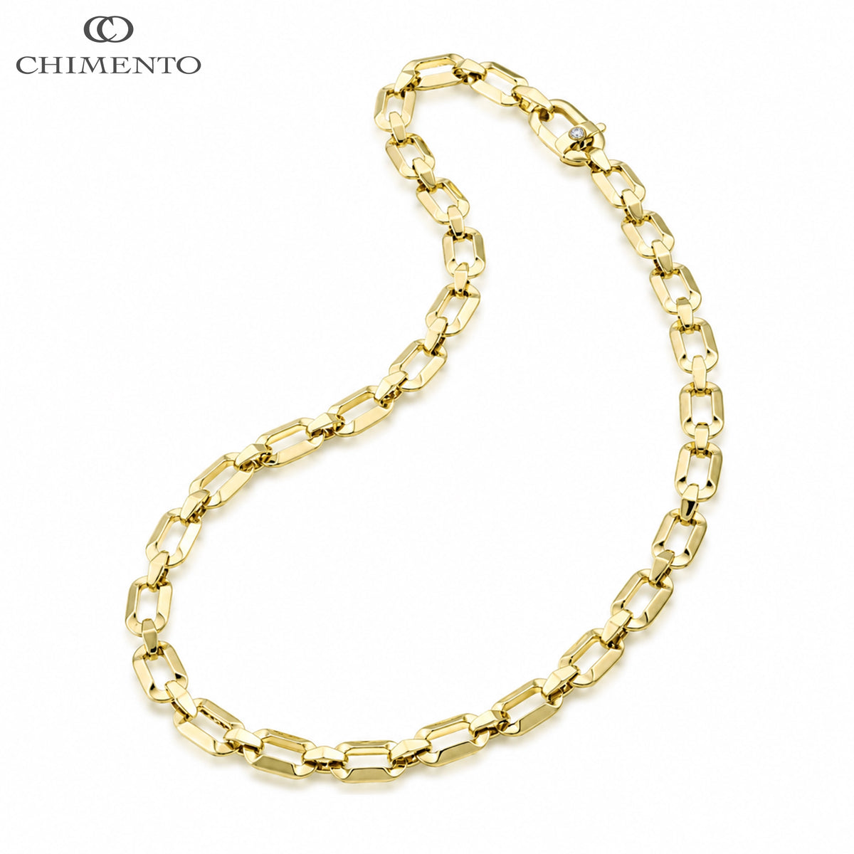 Diamond Link Sunrise Necklace