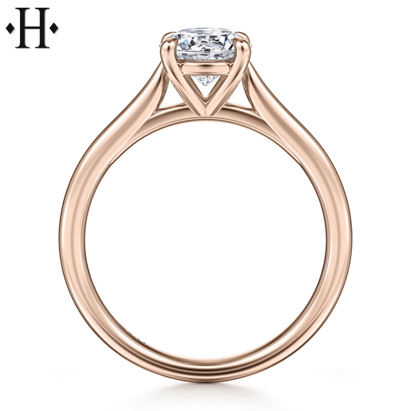1.03ctw Round Cut Lab Grown Diamond Ring