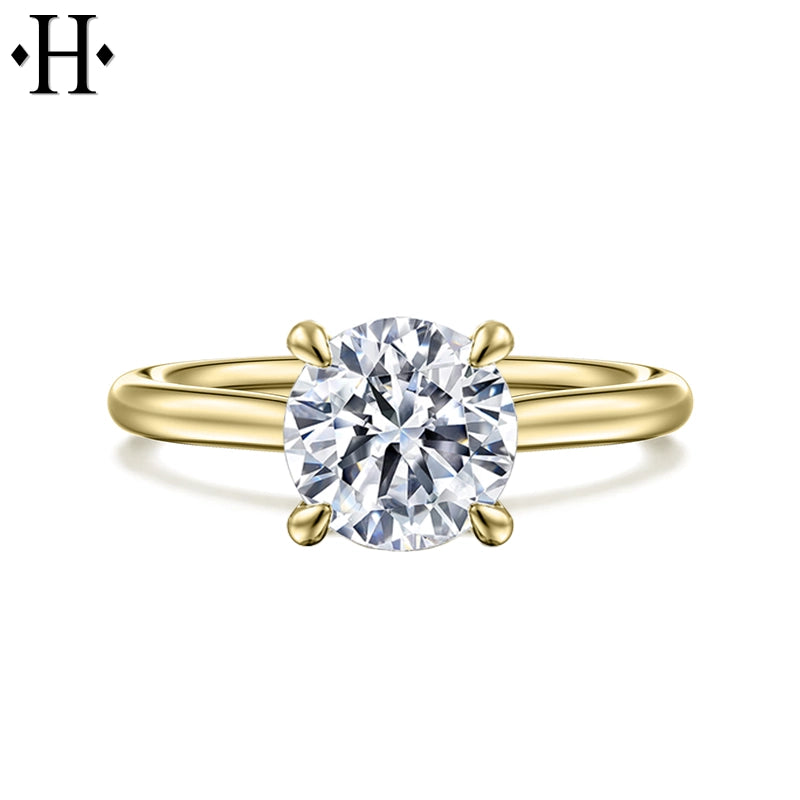 1.00ctr-3.00ctr Round Cut Lab Grown Diamond Ring Tailor Made