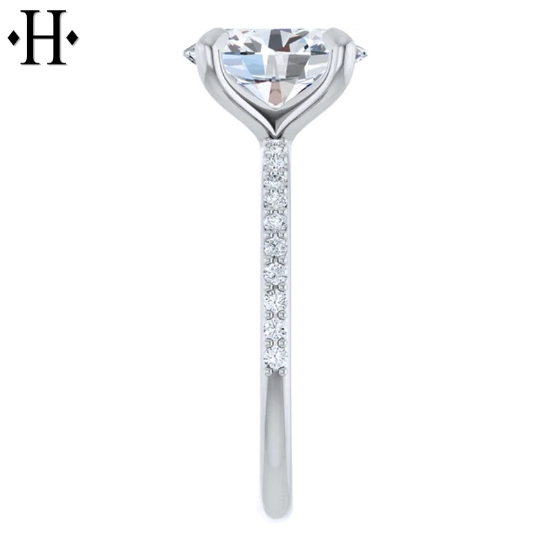 2.30ctw Oval Cut Lab Grown Diamond Ring