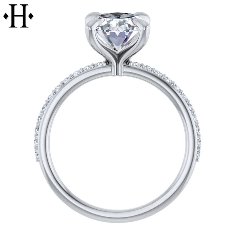 2.30ctw Oval Cut Lab Grown Diamond Ring