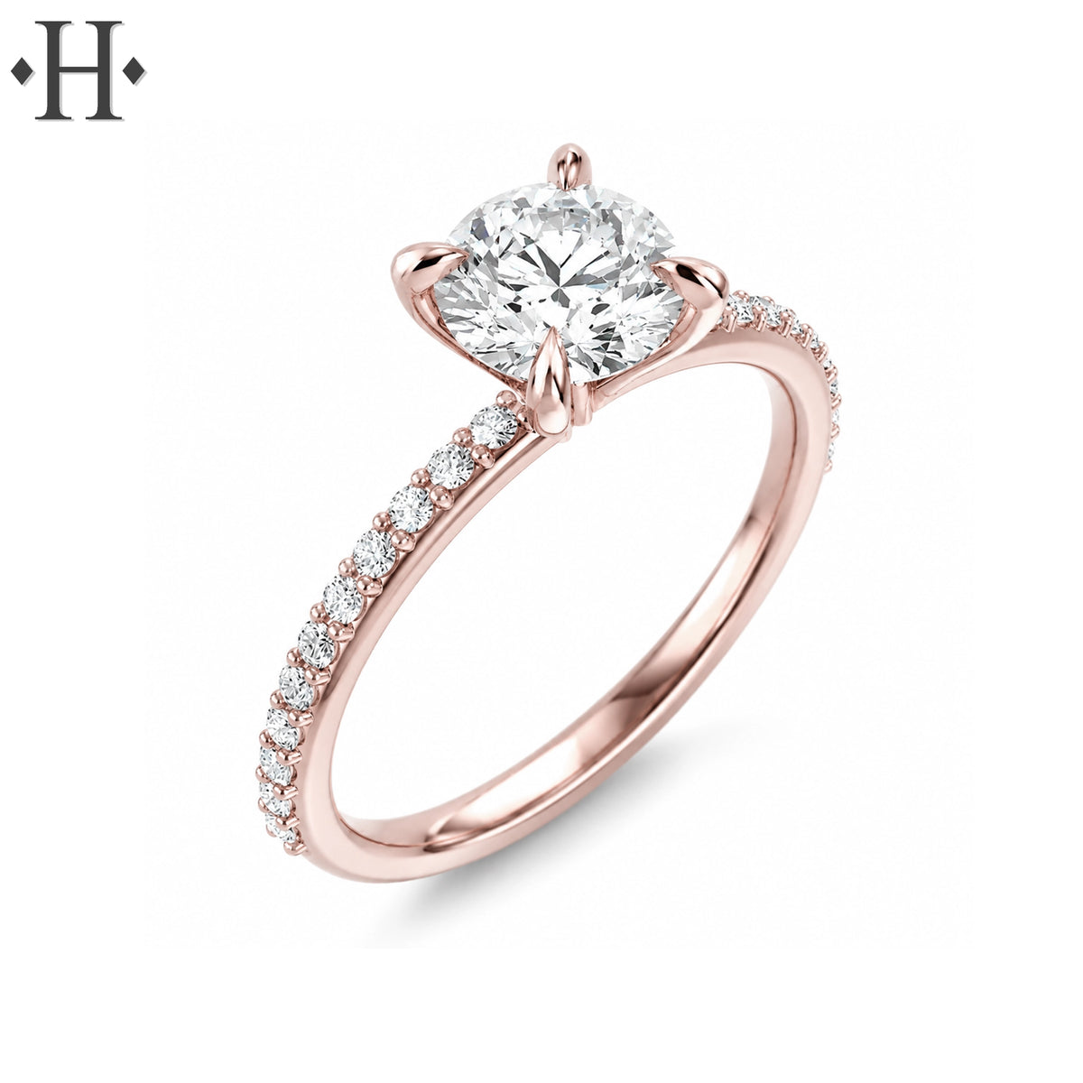 1.20ctw Round Cut Lab Grown Diamond Ring
