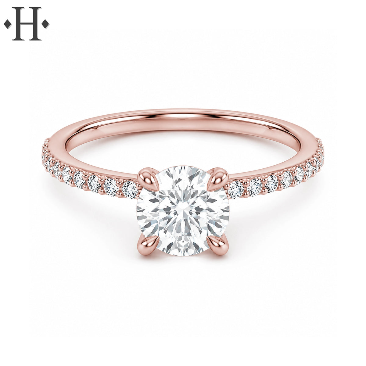 1.20ctw Round Cut Lab Grown Diamond Ring