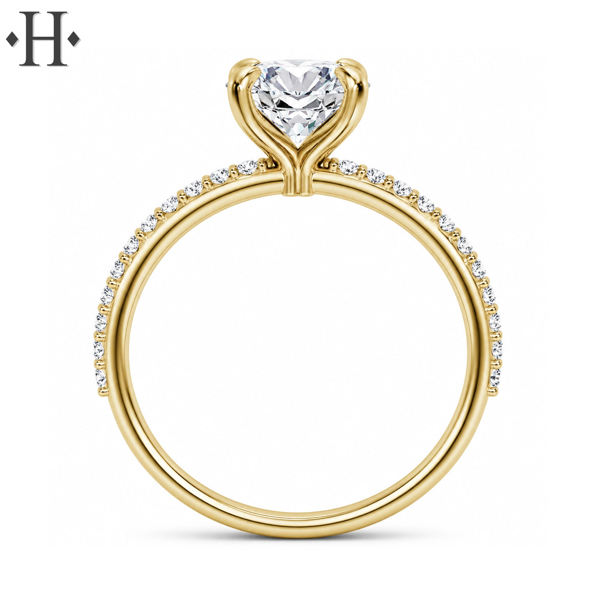 2.23ctw Round Cut Lab Grown Diamond Ring