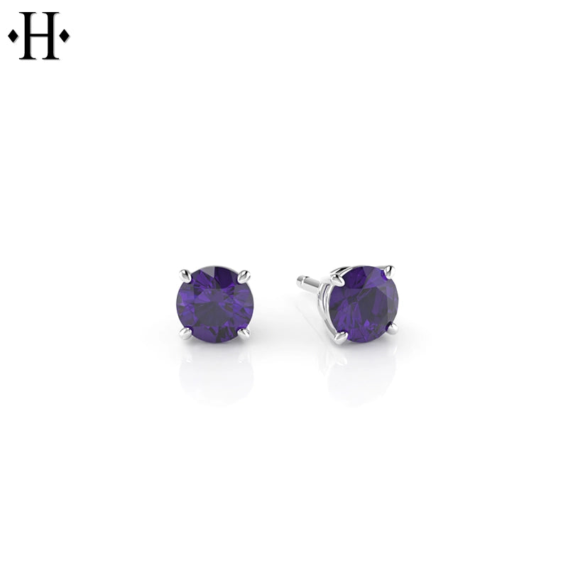 Genuine Amethyst Earrings