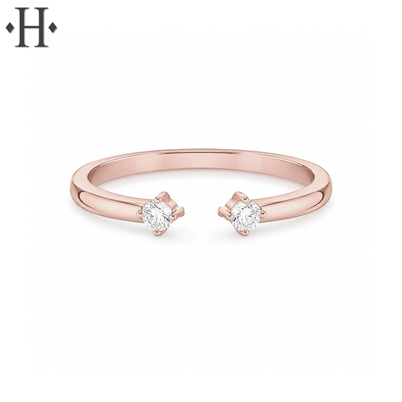 0.08ctw Natural Canadian Diamond Ring 1.7mm
