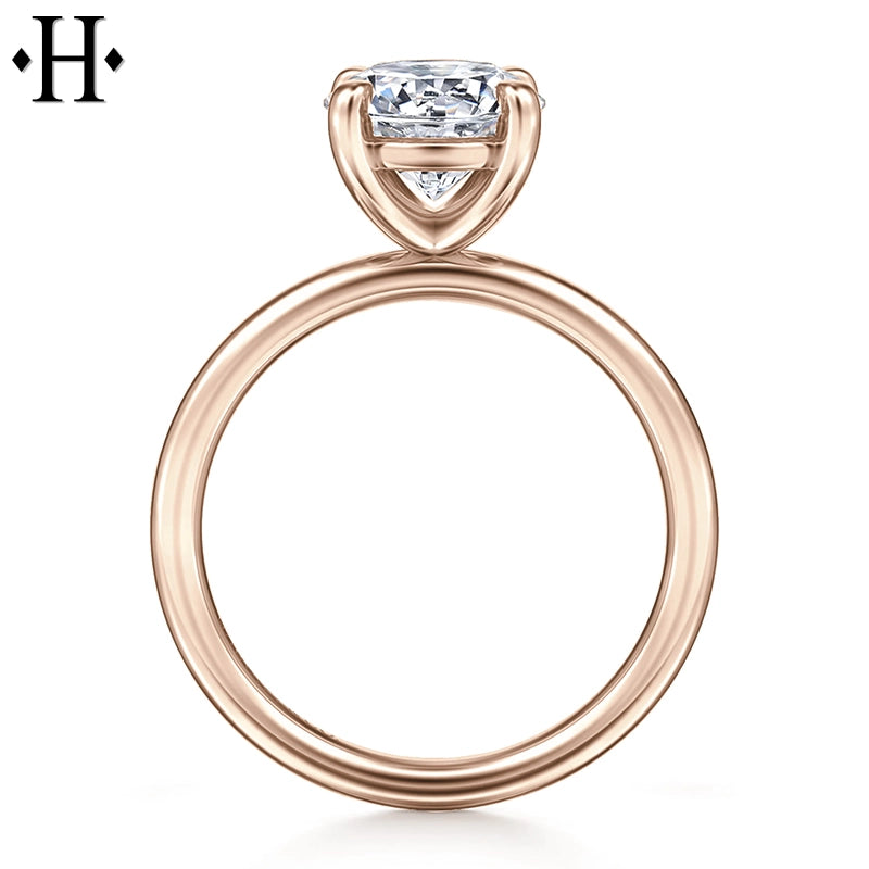 1.00ctr-2.00ctr Round Cut Lab Grown Diamond Ring Tailor Made
