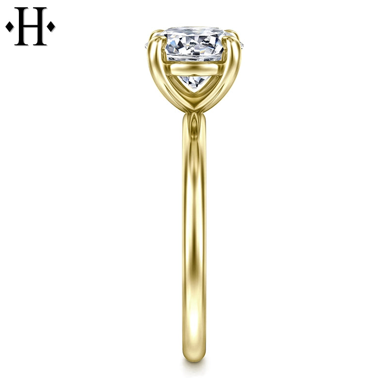 1.00ctr-2.00ctr Round Cut Lab Grown Diamond Ring Tailor Made