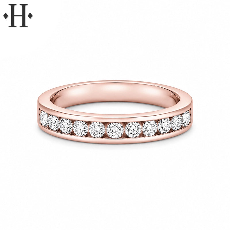 0.50ctw Lab Grown Diamond Channel Ring 3.7mm