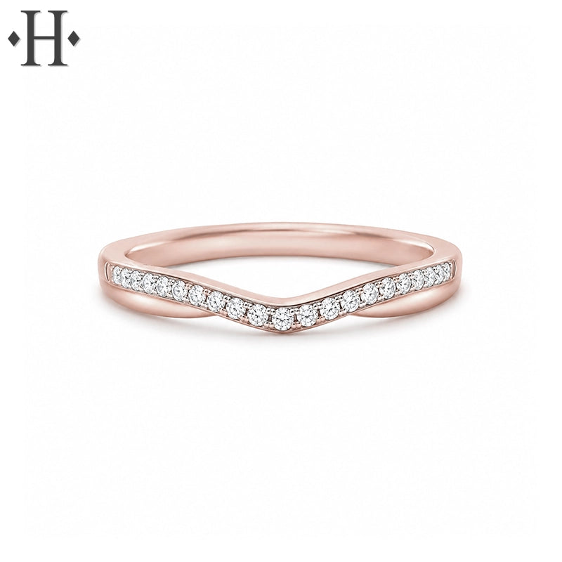 0.10ctw Natural Diamond Ring 2.6mm