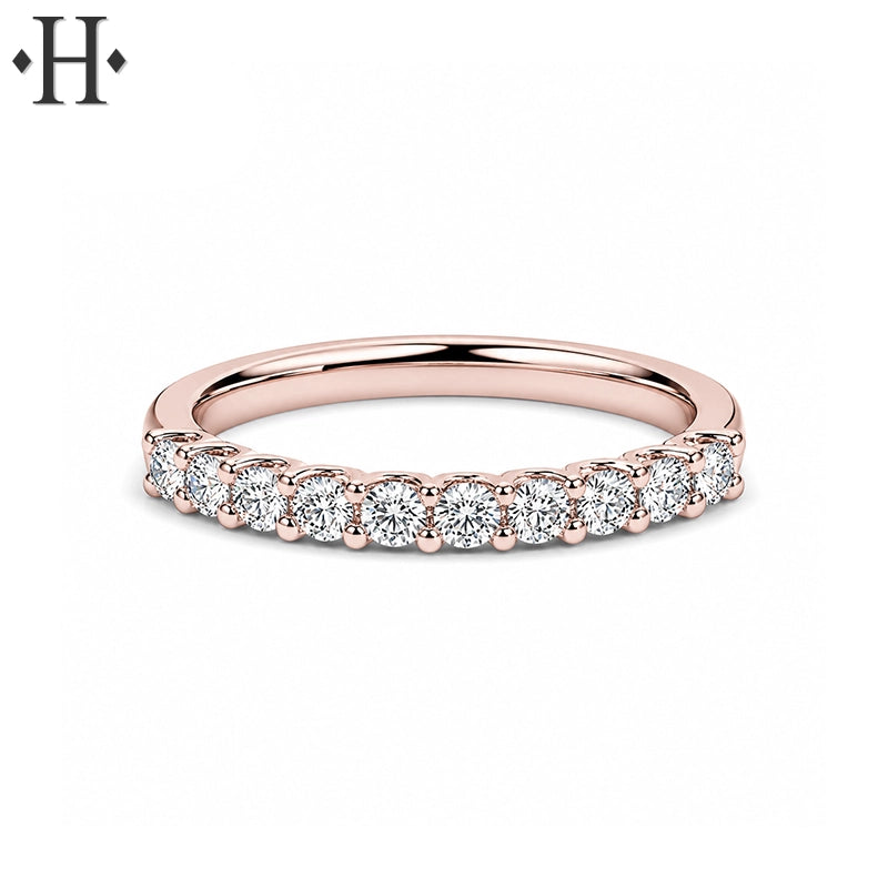 0.30ctw Lab Grown Diamond French U-Pavé Ring 2.0mm