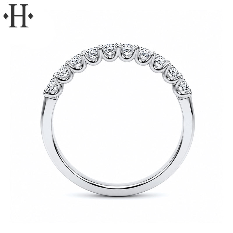 0.30ctw Lab Grown Diamond French U-Pavé Ring 2.0mm