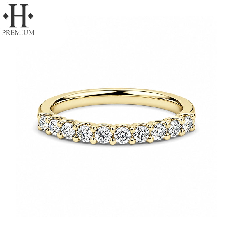 0.30ctw Premium Natural Diamond French U-Pavé Ring 2.0mm