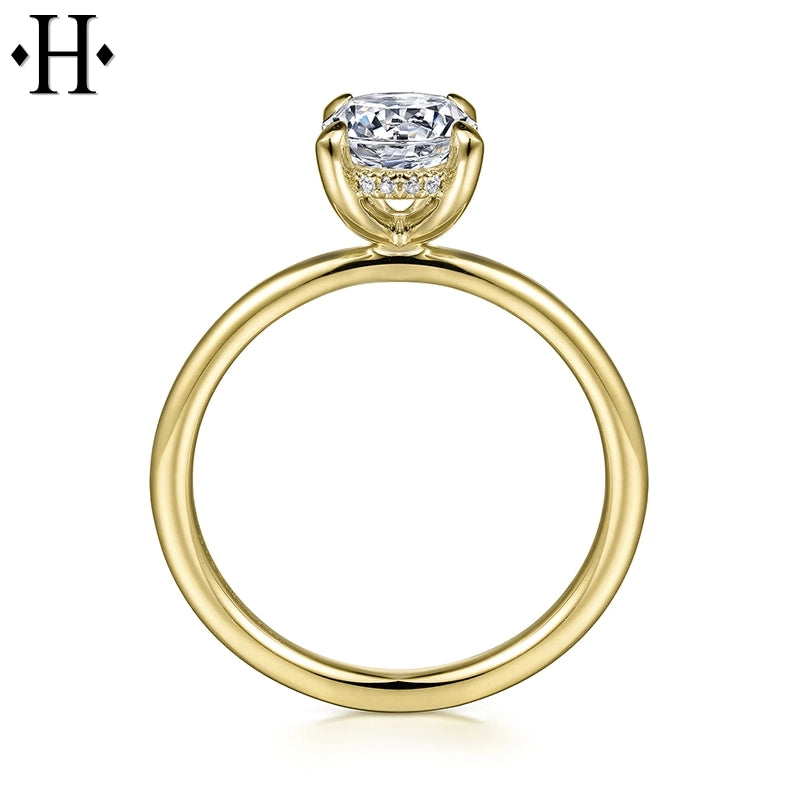 1.05ctw Round Cut Lab Grown Diamond Ring