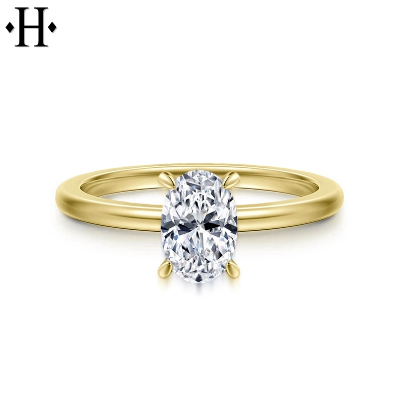 1.05ctw Oval Cut Lab Grown Diamond Ring