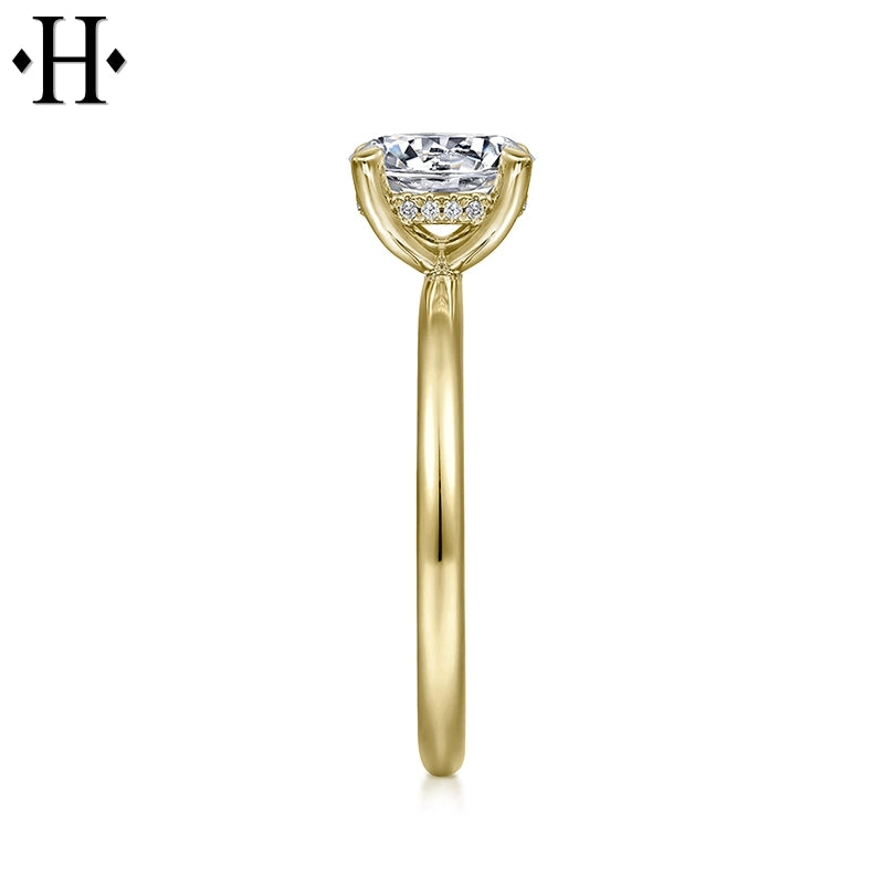 1.05ctw Oval Cut Lab Grown Diamond Ring