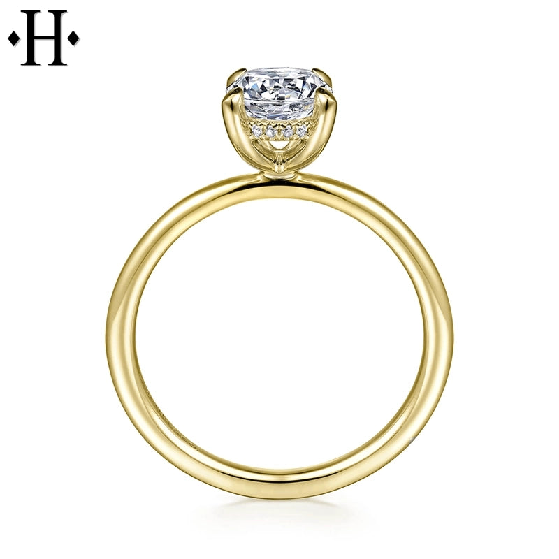 1.05ctw Oval Cut Lab Grown Diamond Ring