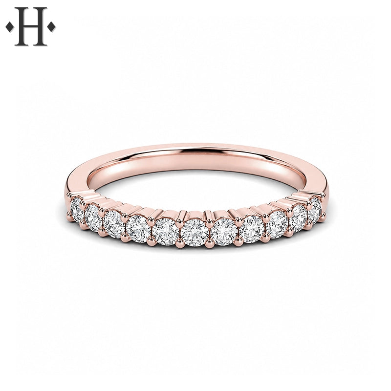 0.33ctw Lab Grown Diamond Shared Prong Ring 2.0mm