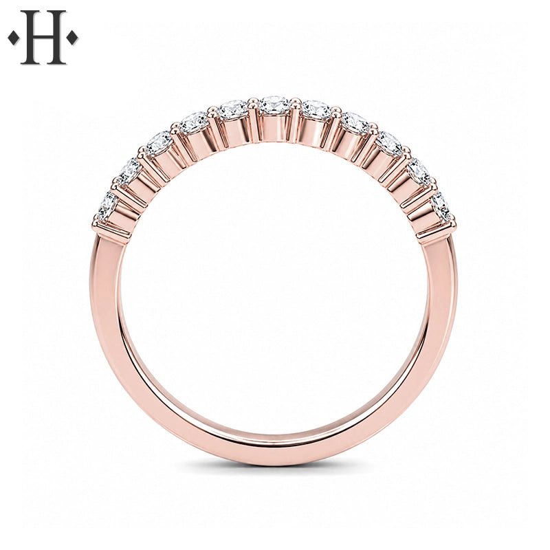 0.33ctw Lab Grown Diamond Shared Prong Ring 2.0mm