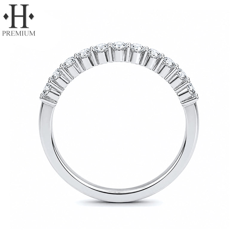 0.33ctw Premium Natural Diamond Shared Prong Ring 2.0mm