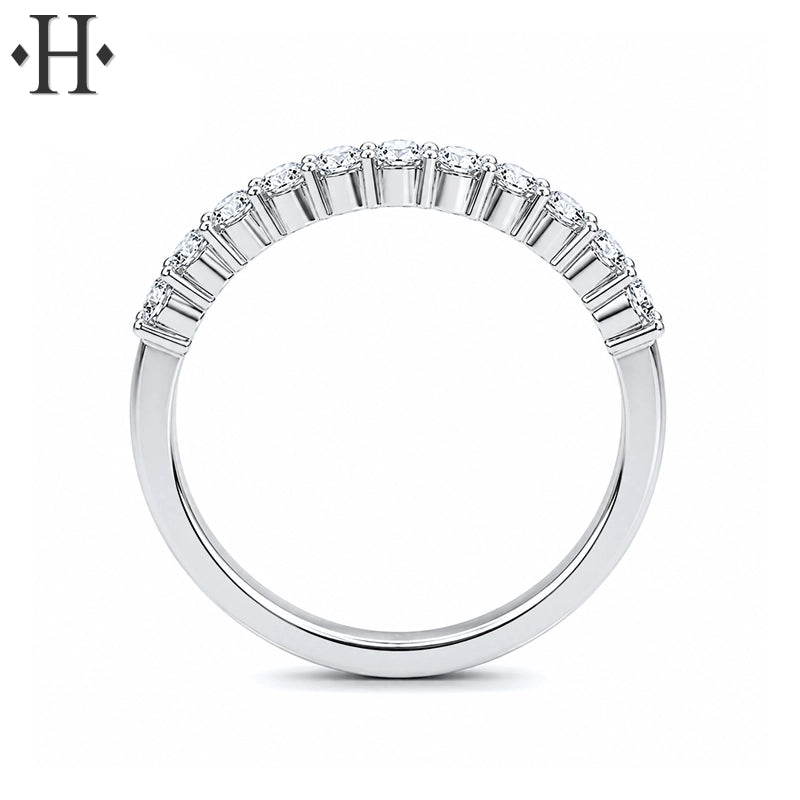 0.33ctw Lab Grown Diamond Shared Prong Ring 2.0mm