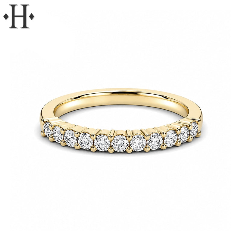 0.33ctw Lab Grown Diamond Shared Prong Ring 2.0mm