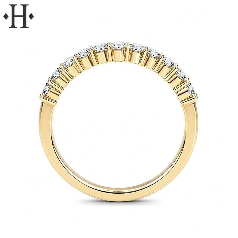 0.33ctw Lab Grown Diamond Shared Prong Ring 2.0mm