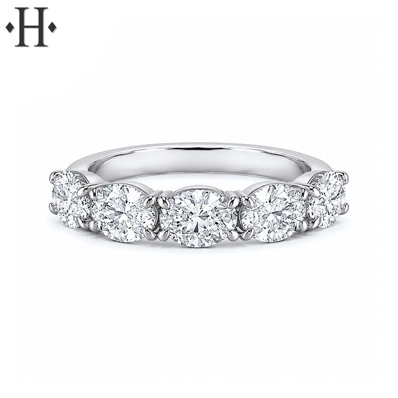 2.50ctw Lab Grown Oval Cut Diamond Ring 4.5mm
