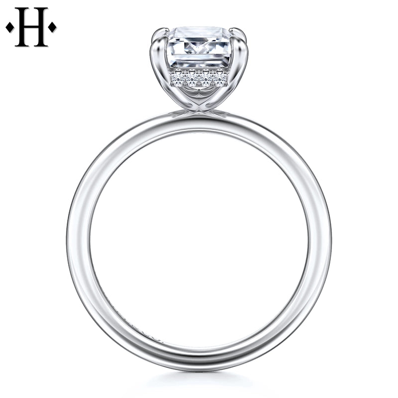 1.55ctw Emerald Cut Lab Grown Diamond Ring