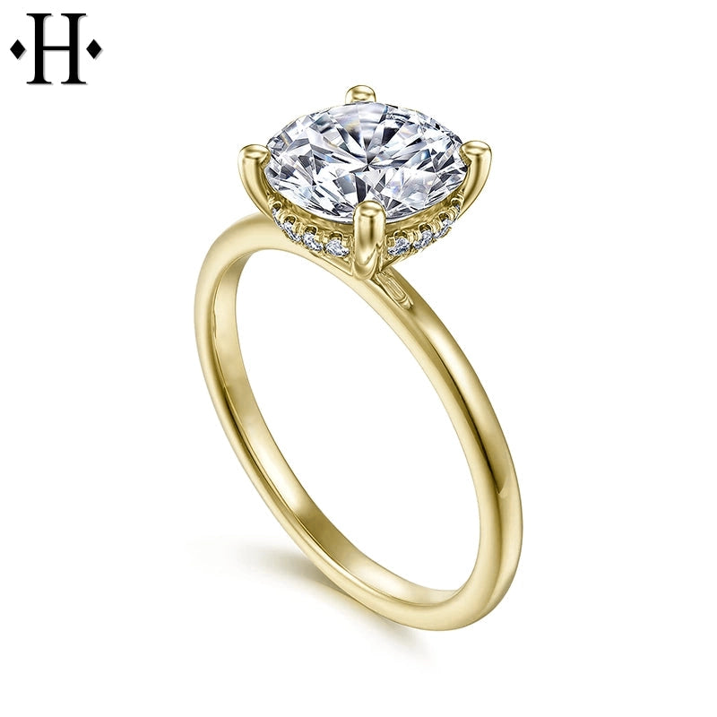 2.08ctw Round Cut Lab Grown Diamond Ring