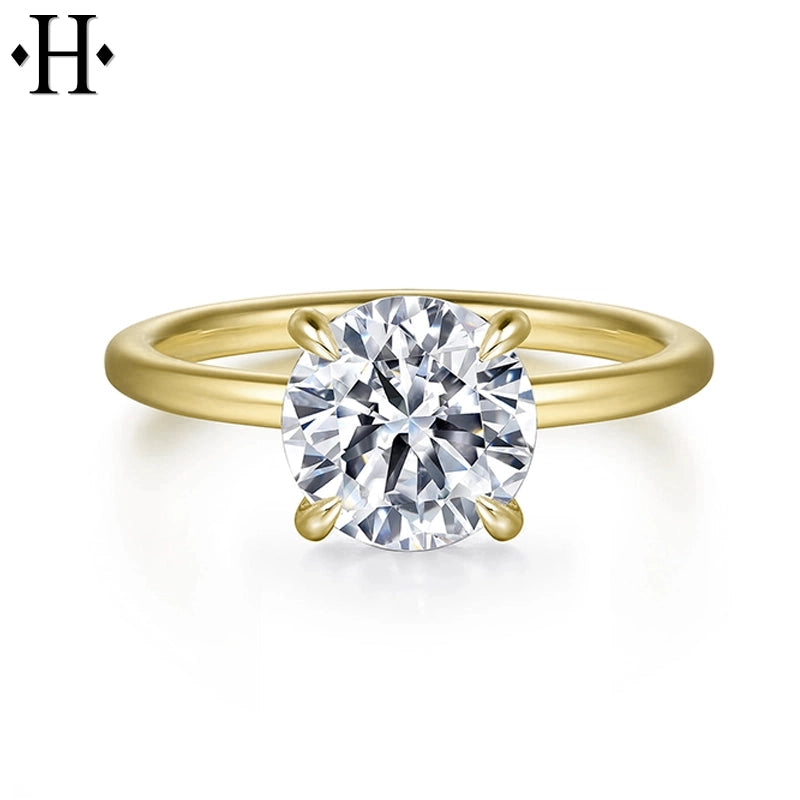 2.08ctw Round Cut Lab Grown Diamond Ring
