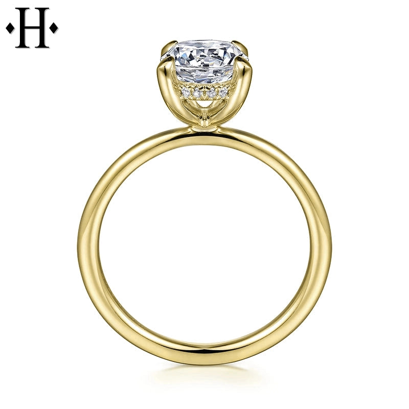 2.08ctw Round Cut Lab Grown Diamond Ring
