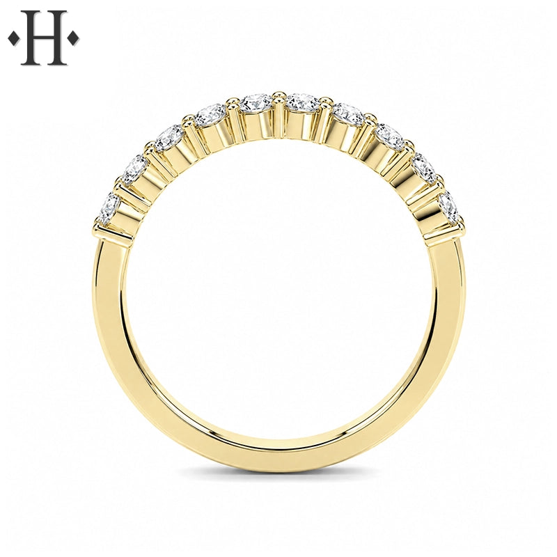 0.50ctw Lab Grown Diamond Shared Prong Ring 2.5mm