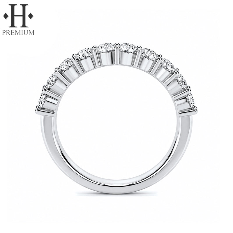 0.70ctw Premium Natural Diamond Shared Prong Ring 2.5mm