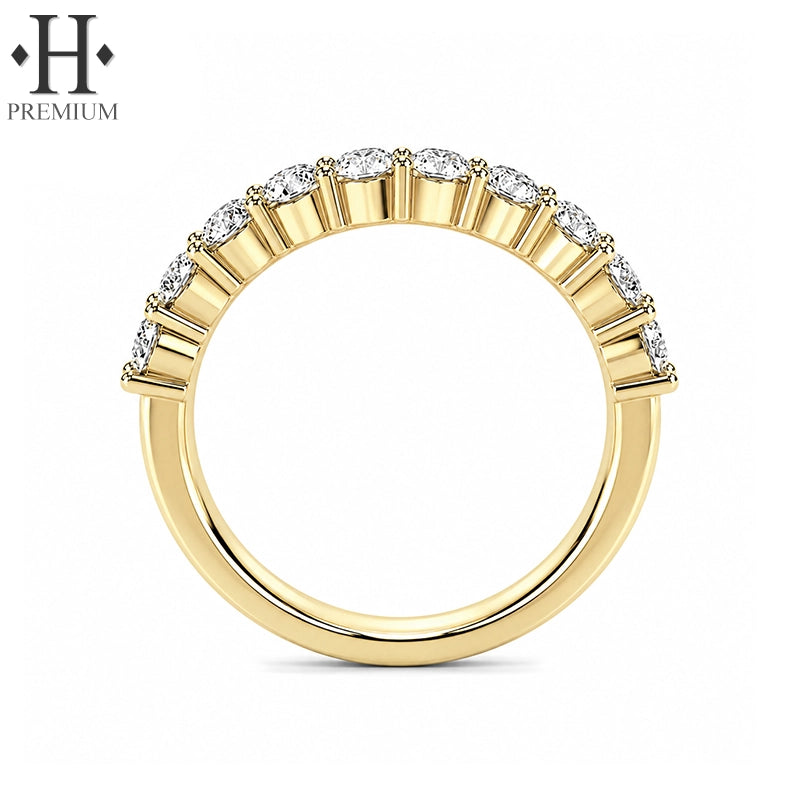 0.70ctw Premium Natural Diamond Shared Prong Ring 2.5mm