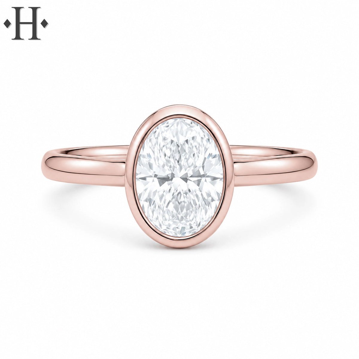 1.50ctr Oval Cut Lab Grown Diamond Ring
