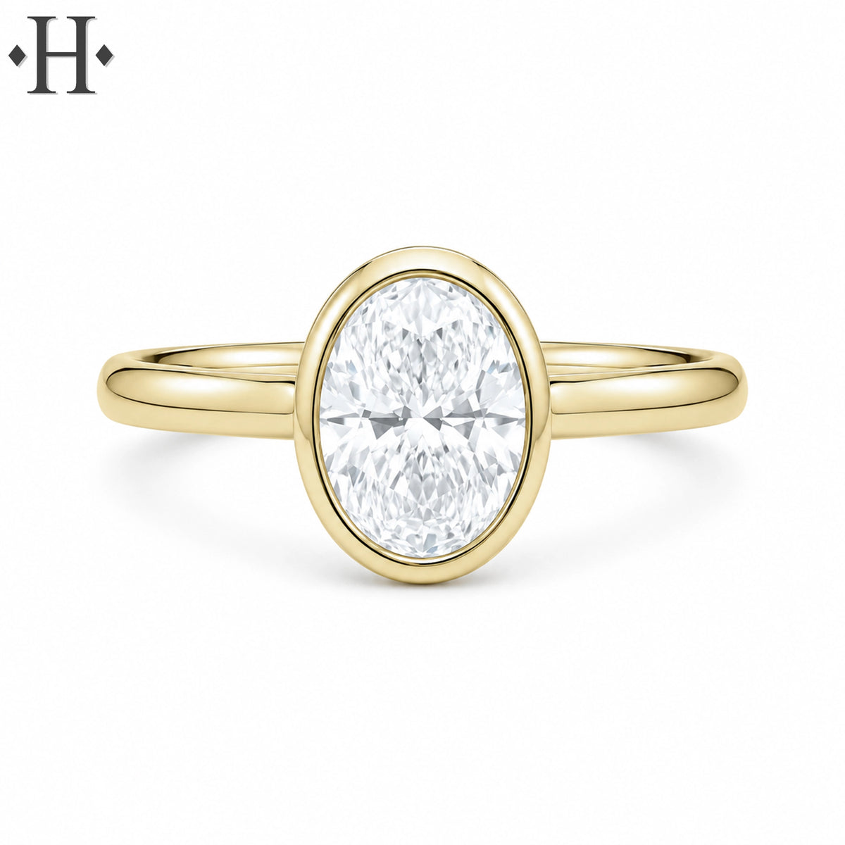 1.50ctr Oval Cut Lab Grown Diamond Ring