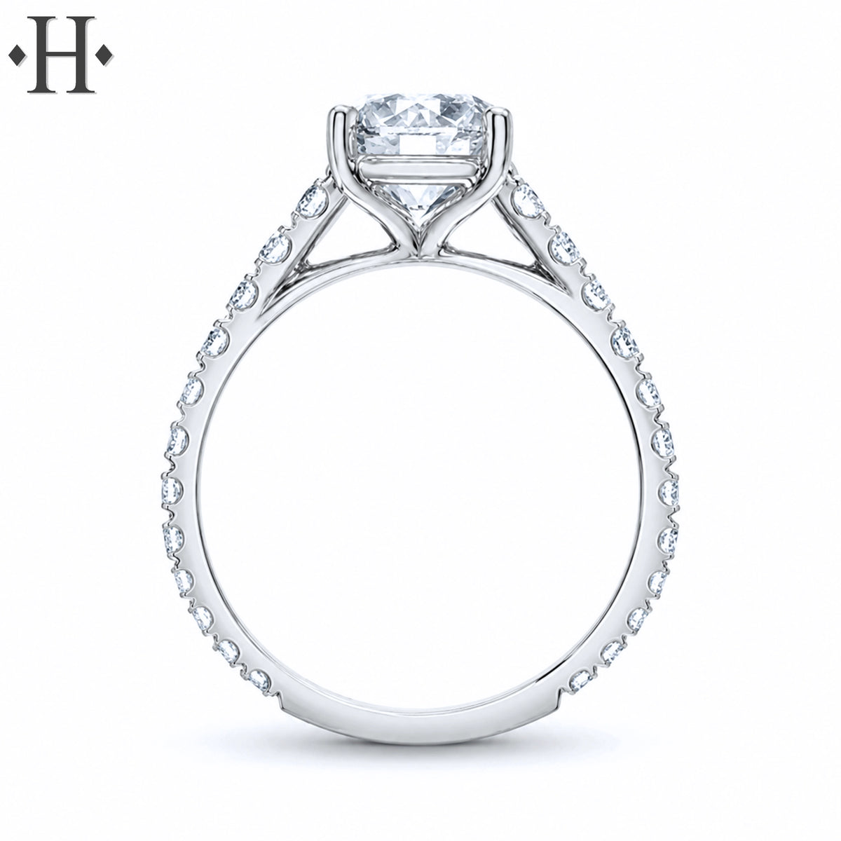 1.00ctr-2.50ctr Oval Cut Lab Grown Diamond Ring Tailor Made