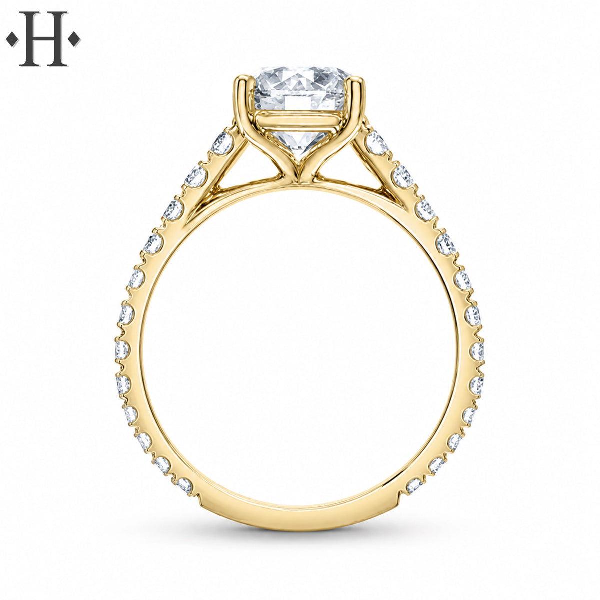 1.00ctr-2.50ctr Oval Cut Lab Grown Diamond Ring Tailor Made