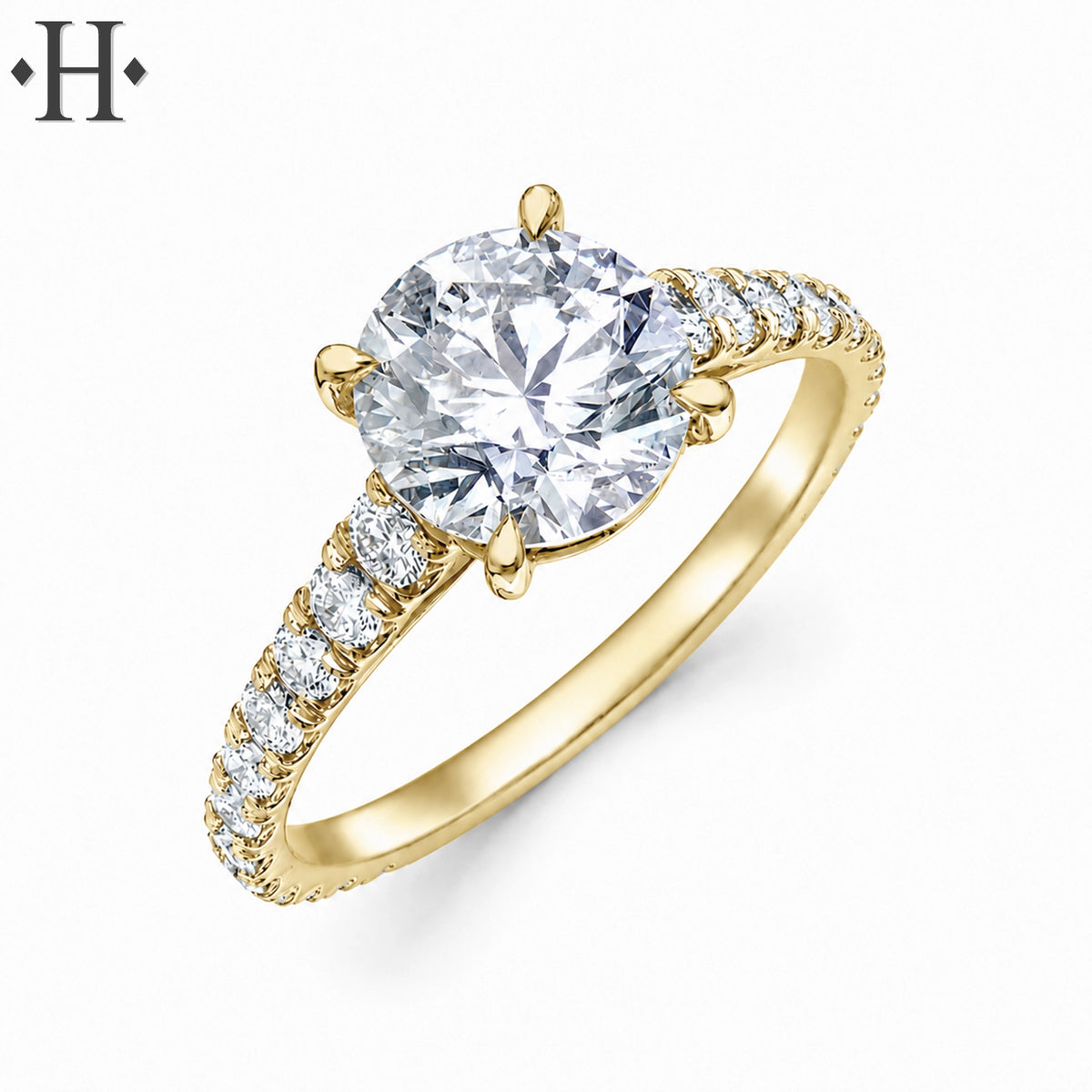 2.00ctw Round Cut Lab Grown Diamond Ring