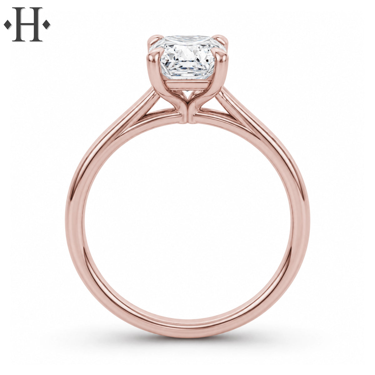 1.00ctr-3.00ctr Oval Cut Lab Grown Diamond Ring Tailor Made