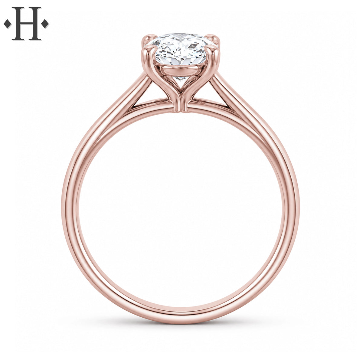 1.07ctw Oval Cut Lab Grown Diamond Ring