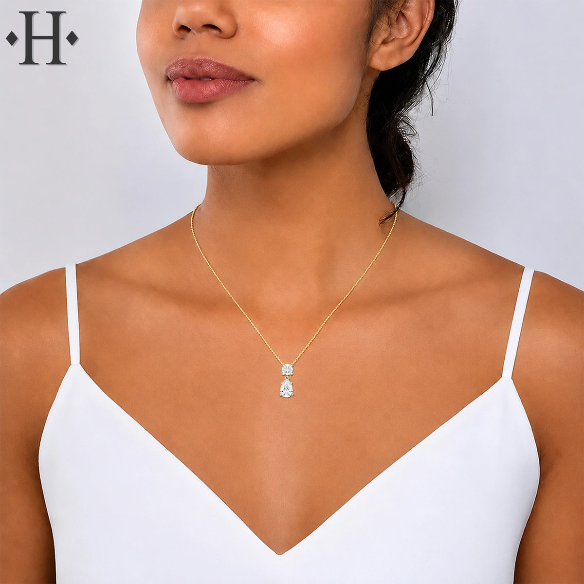 0.75ctw Lab Grown Diamond Necklace