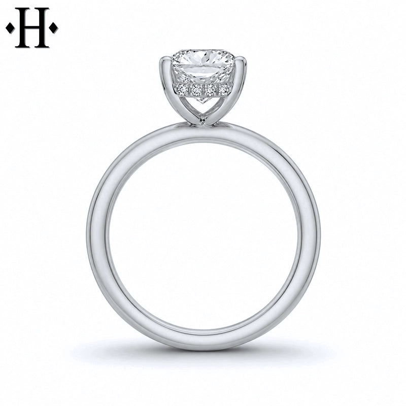 1.50ctr-4.00ctr Radiant Cut Lab Grown Diamond Ring