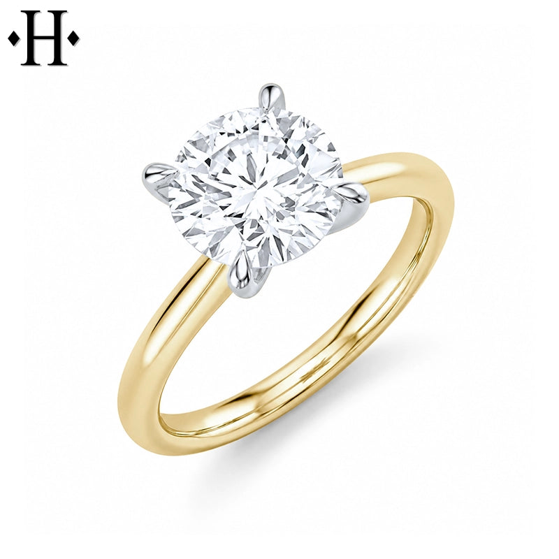2.07ctw Round Cut Lab Grown Diamond Ring