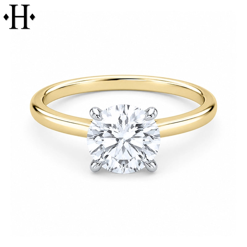 2.07ctw Round Cut Lab Grown Diamond Ring