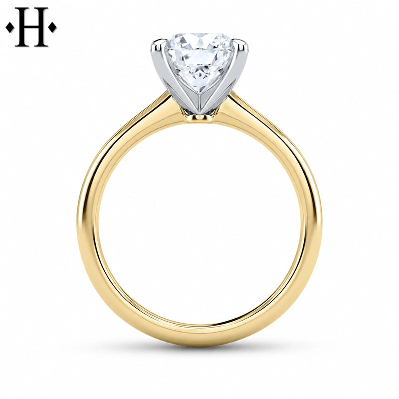 2.07ctw Round Cut Lab Grown Diamond Ring