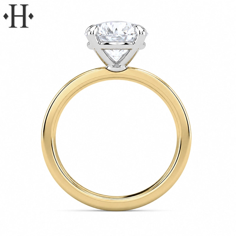 2.01ctw Round Cut Lab Grown Diamond Ring