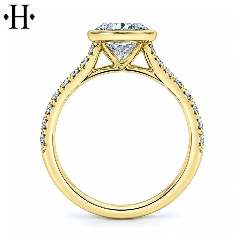 2.24cts Oval Cut Lab Grown Diamond Ring
